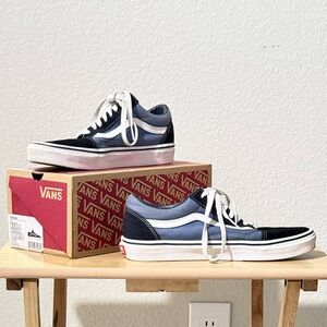 Vans Classic Black and Gray Sneakers